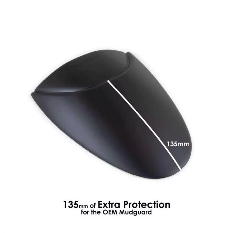 Pyramid Hinterradabdeckung Verlängerung Schwarz Matt Husqvarna Svartpilen 125 / 401 2018- / Vitpilen 401 2018-