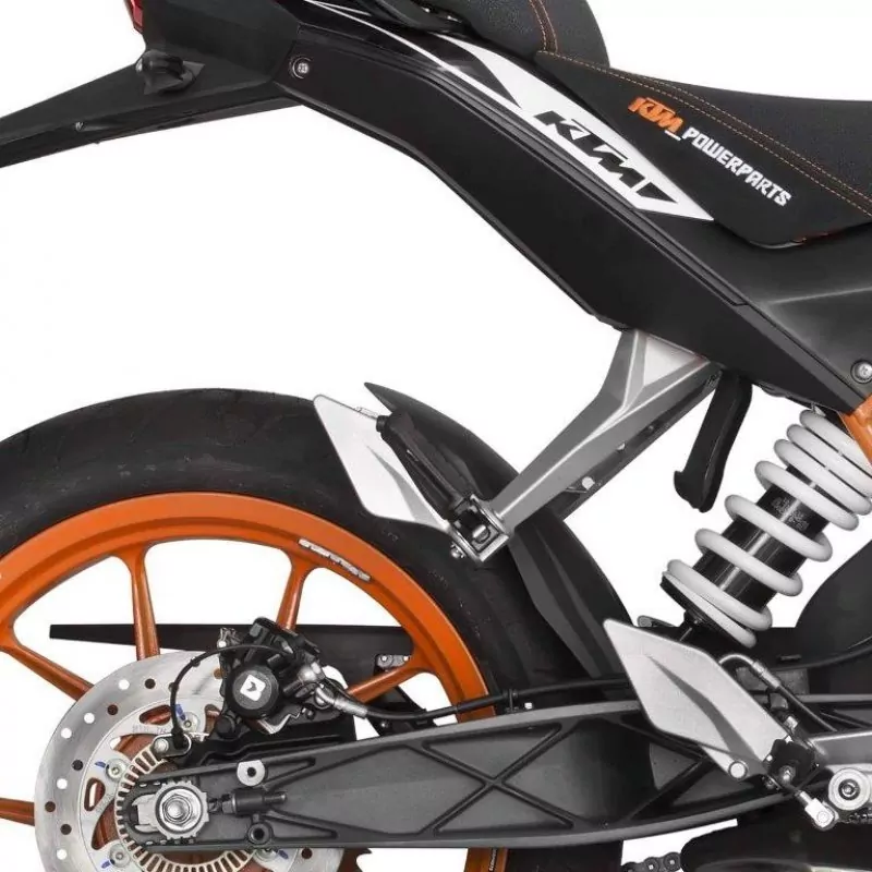 Pyramid Hinterradabdeckung Verlängerung Schwarz Matt KTM 125 / 200 / 390 Duke 2011-2016
