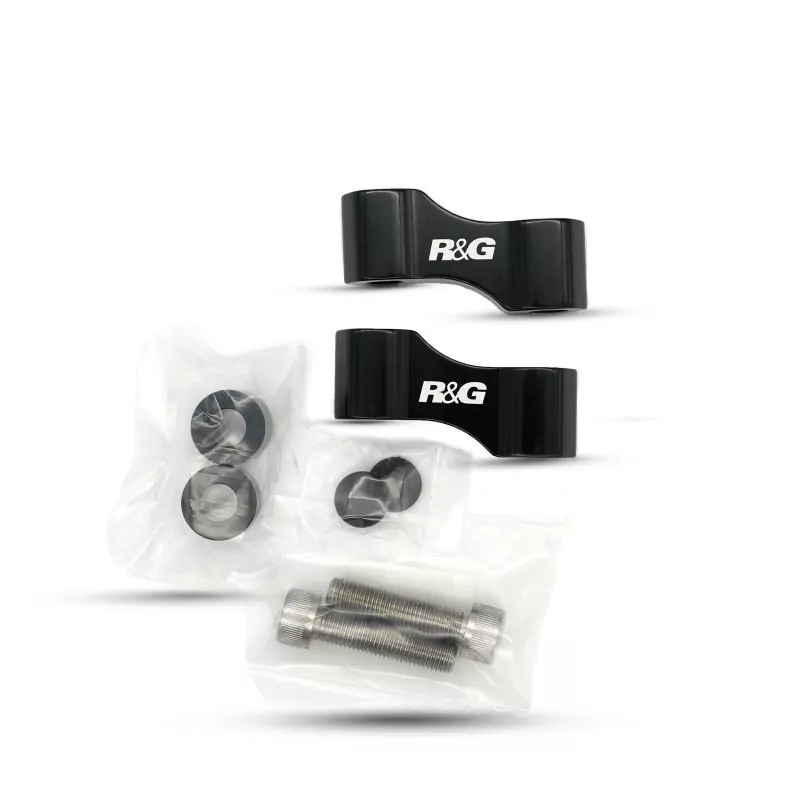 R&G Spiegelverbreiterungen M10 x 1,25 Rechts- / Linksgewinde Spiegel Höhe 35 / Breite 45mm