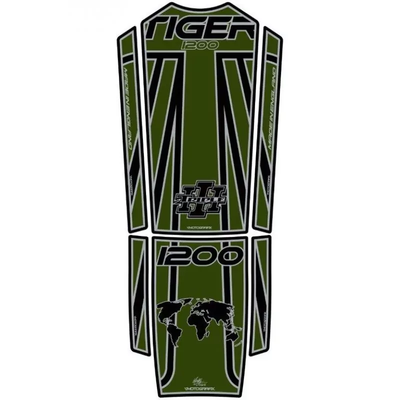 Motografix Triumph Tiger Explorer 1200 3D Gel Tank Pad TT028GJ