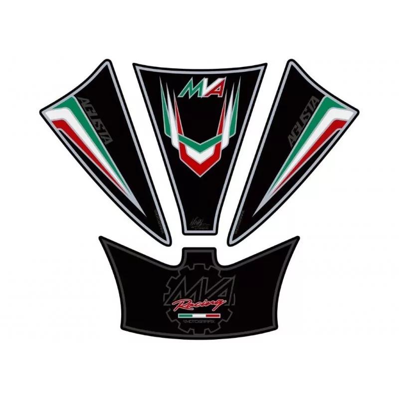 Motografix MV Agusta F3 675 / 800 3D Gel Tank Pad Protector TM003KS