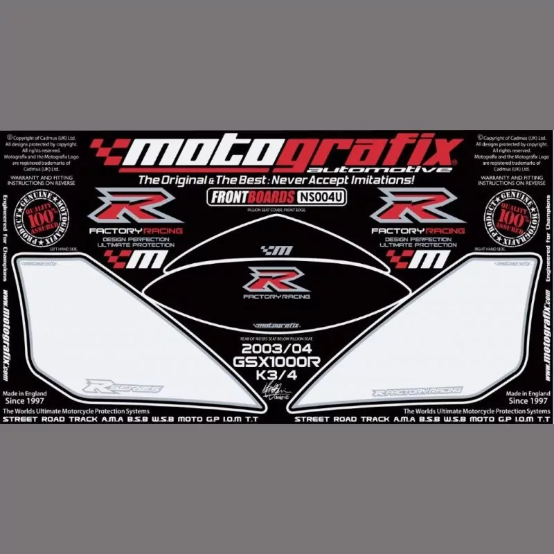 Motografix Steinschlagschutz vorn Suzuki GSX-R 1000 2003-2004 NS004U