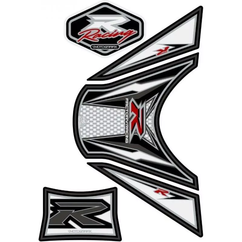 Motografix Racing Suzuki GSX-R 1000 3D Gel Tank Pad Protector TS025W