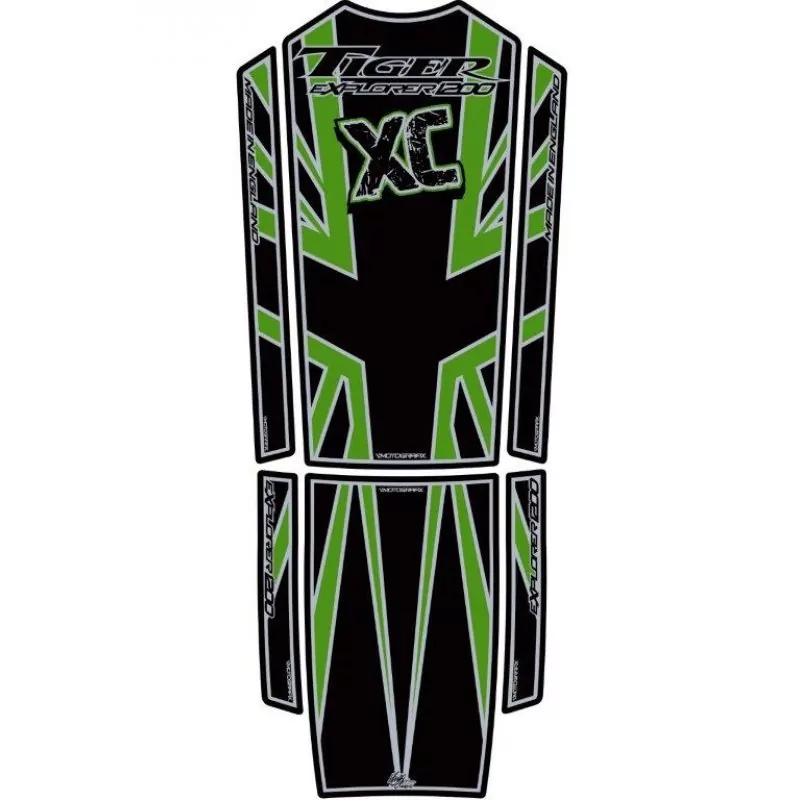 Motografix Triumph Tiger Explorer 1200 XC 3D Gel Tank Pad TT019XC