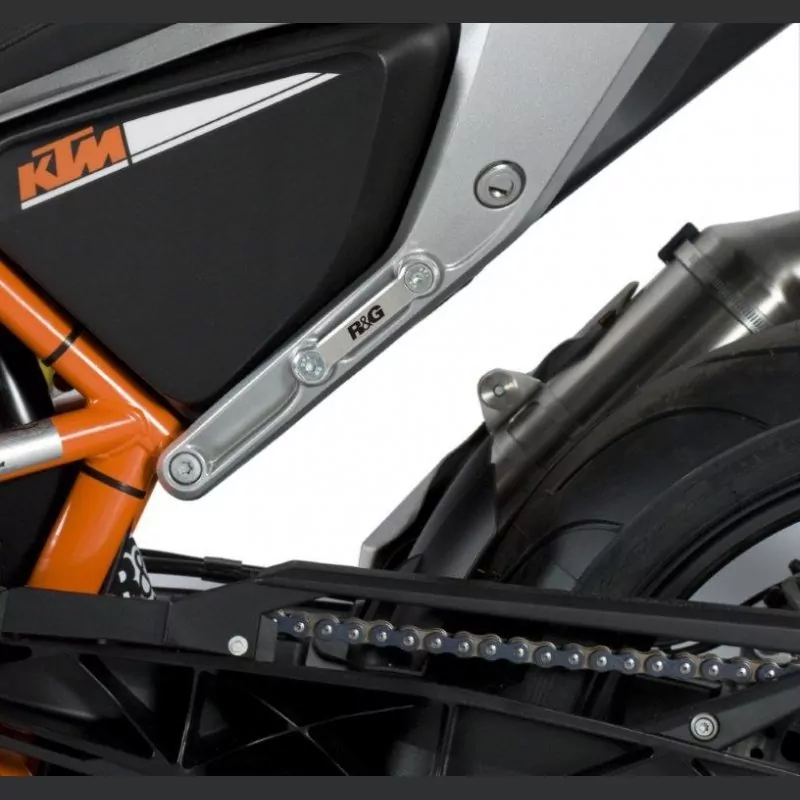 R&G hintere Fußrastenabdeckung KTM Duke 690 / 690 R 2012-