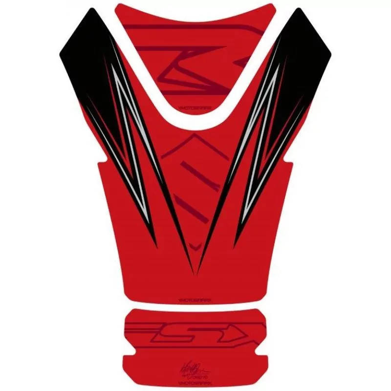 Motografix Racing Suzuki GSX-R 1000 2017- 3D Gel Tank Pad Protector TS031R