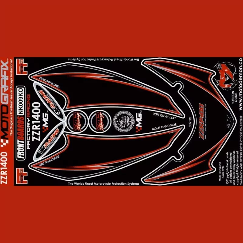 Motografix Steinschlagschutz vorn Kawasaki ZZR 1400 NK009KO