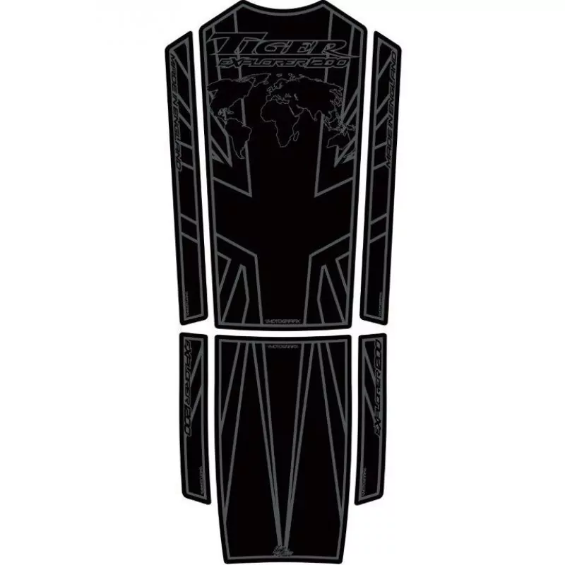 Motografix Triumph Tiger Explorer 1200 3D Gel Tank Pad TT019KA