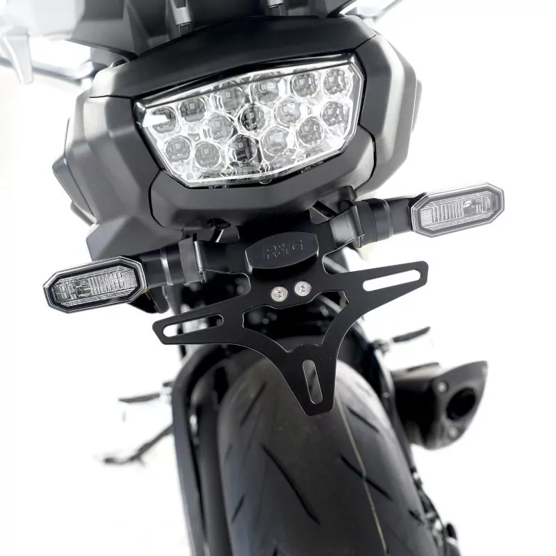 R&G Premium Kennzeichenhalter "SHORT Black" Suzuki GSX-S 1000 GT 2022- / GX 2024-