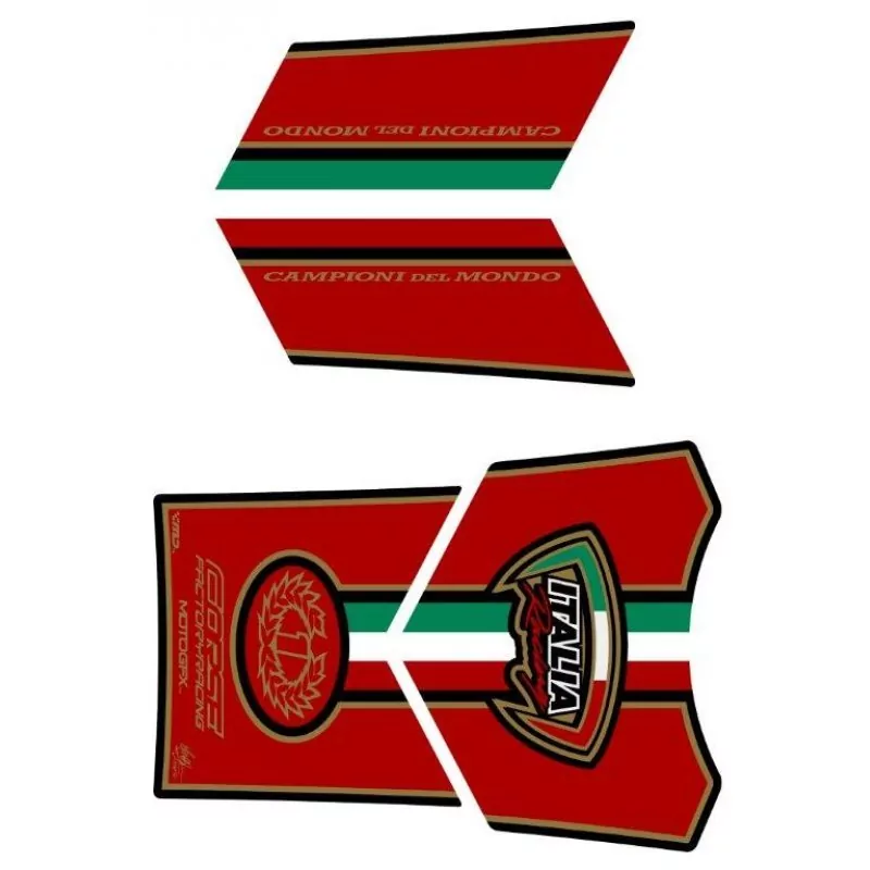 Ducati Corse #1 Motografix 3D Gel Tank Pad Protector TD008RE