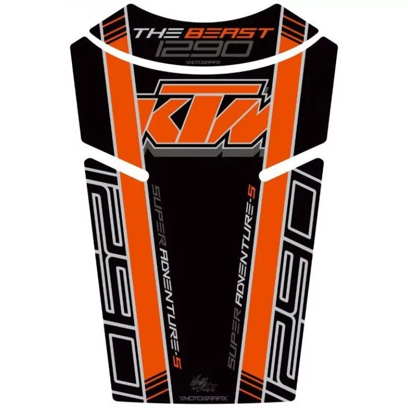 Motografix KTM 1290 Super Adventure Factory 3D Gel Tank Pad Protector TKTM03K