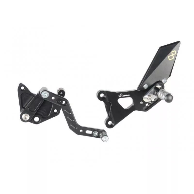 Lightech Fußrastenanlage Reverse BMW S 1000 RR / HP 4 / S 1000 R