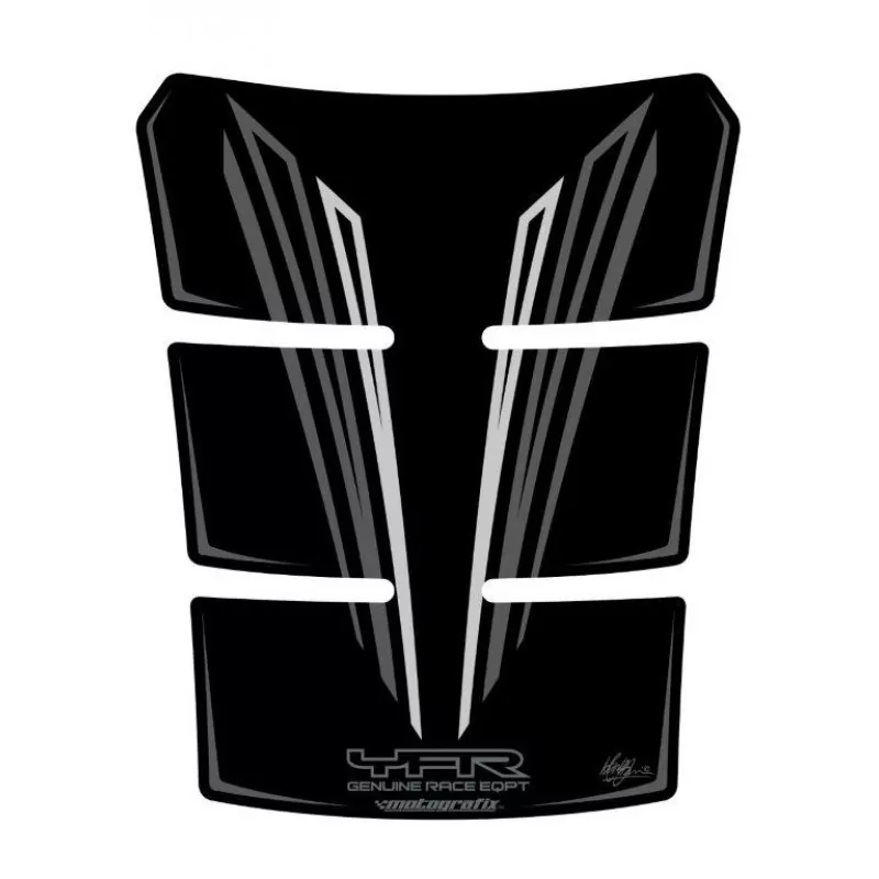 Motografix Yamaha FJR 1300 Black Factory Fit 3D Gel Tank Pad Protector TY016