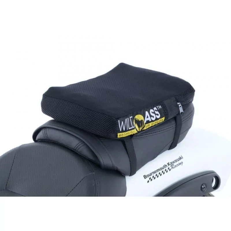 WILD ASS Comfort Touring Sitzkissen Sozius Lite / Air Gel / Classic Neoprene 22cm x 29cm x 5cm