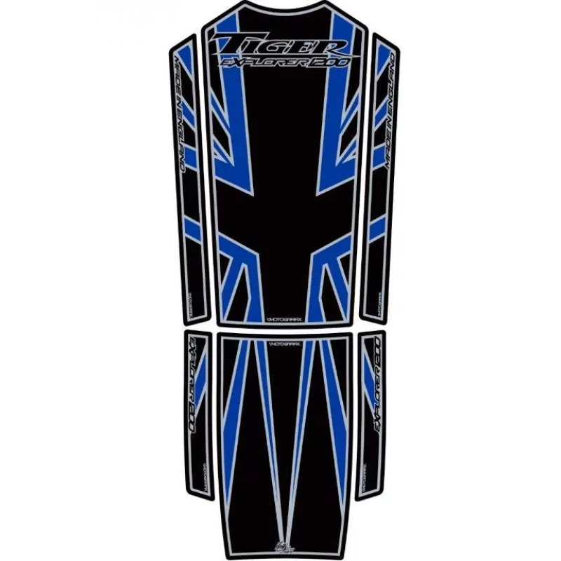 Motografix Triumph Tiger Explorer 1200 3D Gel Tank Pad TT019KB
