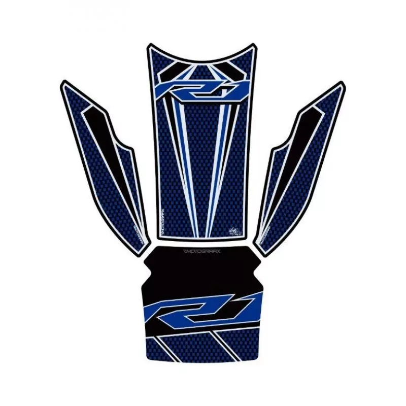 Motografix Yamaha YZF R1 2015- 3D Gel Tank Pad Protector TY026BC