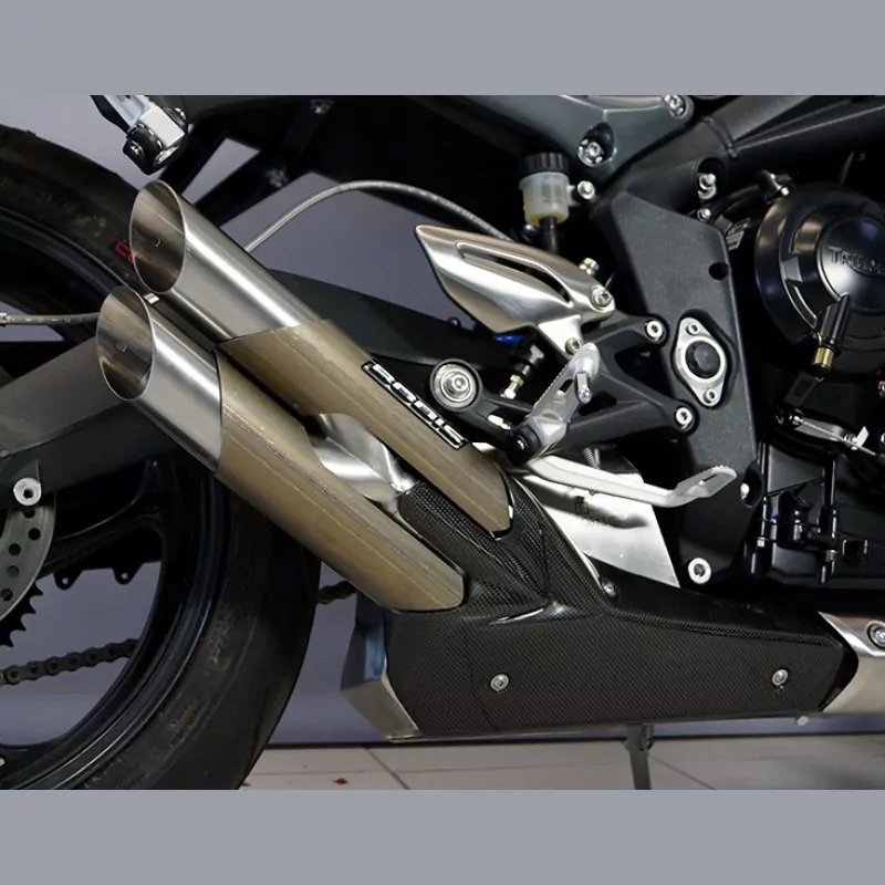 Bodis Duobolico Endschalldämpfer Triumph Street Triple 675 2013-2016