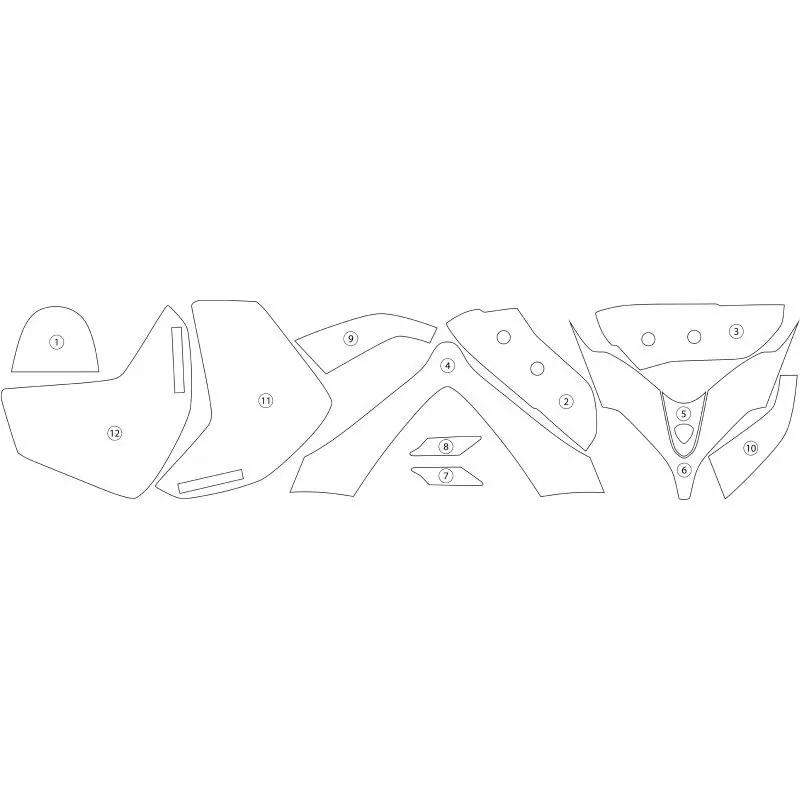 R&G Steinschlagschutz Second Skin für Ducati Multistrada 950 2017-