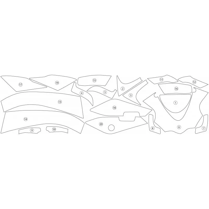 R&G Steinschlagschutz Second Skin für Aprilia RSV 4 RR / RF 2015-2017