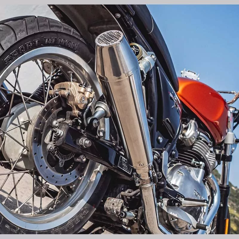 Bmw R 75 1976-1978, Ultracone Inox Cafè Racer, Universal Homologated legal silencer, including removable db killer, without li