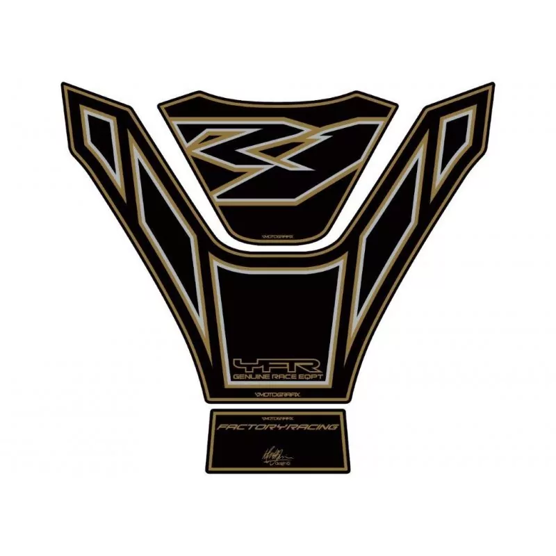 Motografix Yamaha YZF R1 3D Gel Tank Pad Protector TY025KA