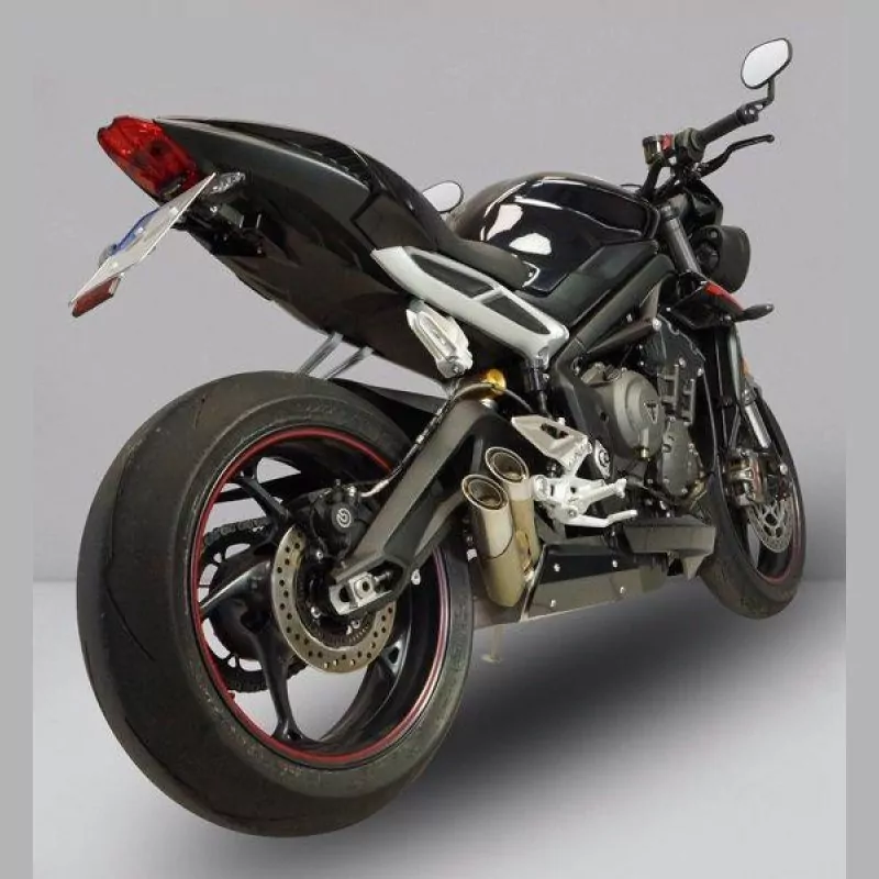 Bodis Duobolico Endschalldämpfer Triumph Street Triple 765 2017-2019