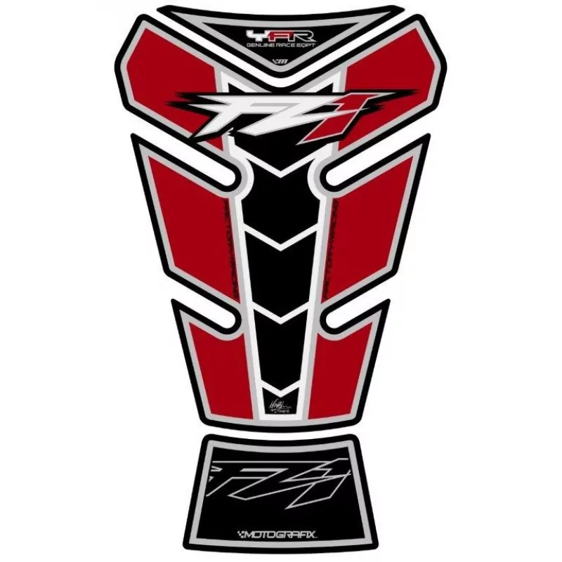 Motografix Yamaha FZ 1 Claret / Red 3D Gel Tank Pad Protector TY019C