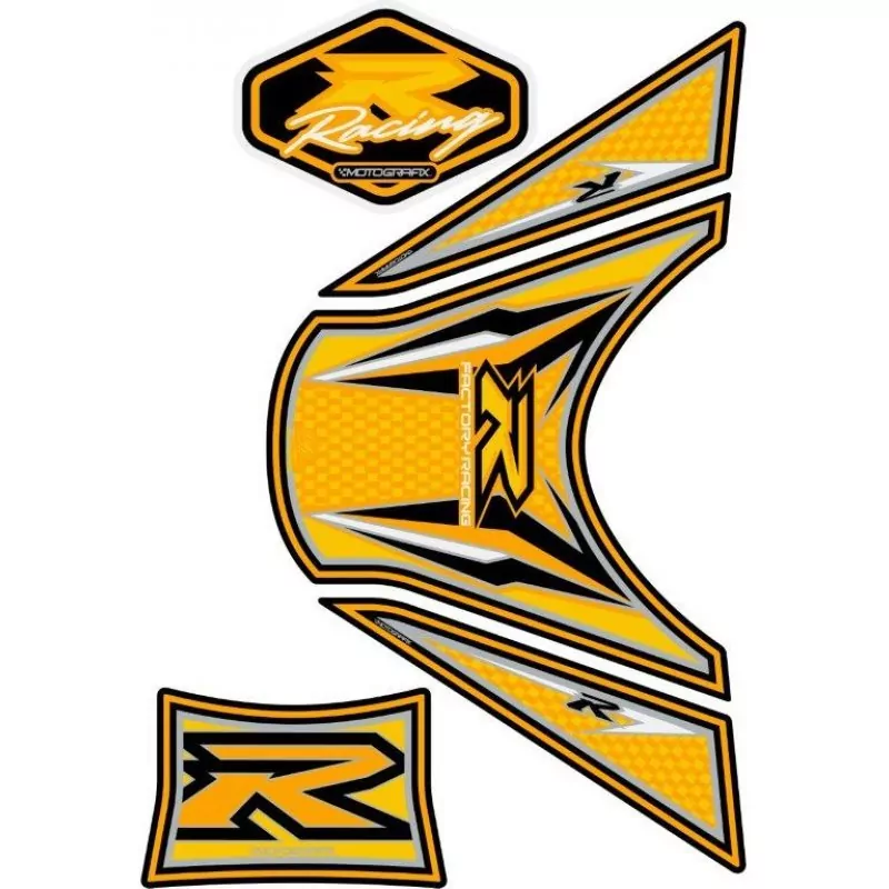 Motografix Racing Suzuki GSX-R 1000 3D Gel Tank Pad Protector TS025Y