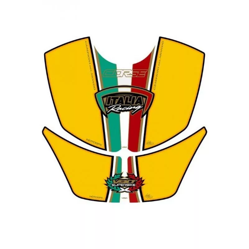Ducati Corse V90° Motografix 3D Gel Tank Pad Protector TD009Y
