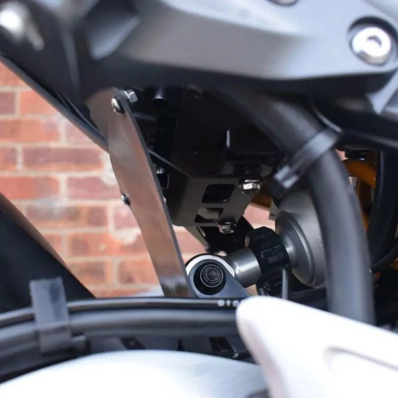 Pyramid Federbein Schutz Platte Schwarz Matt Yamaha MT-09 / SP 2021-2023