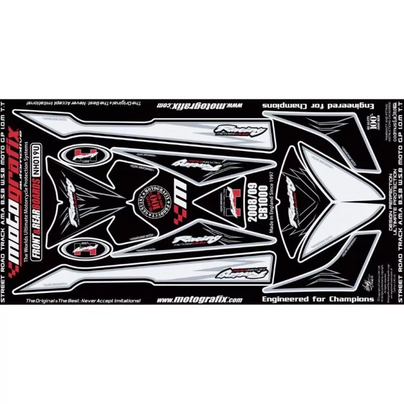 Motografix Steinschlagschutz Set Honda CB 1000 R 2008-2016 NH019U