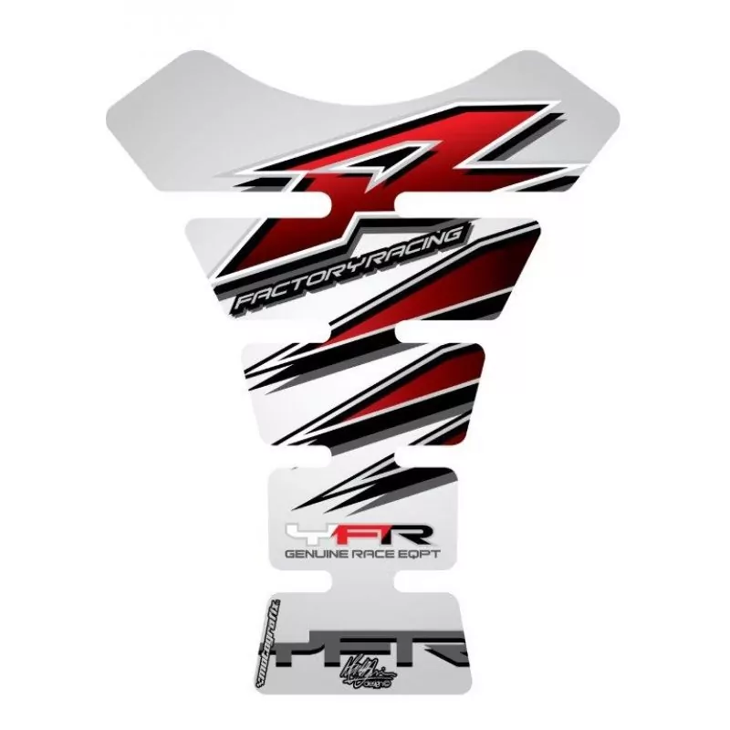 Motografix Yamaha YZF R6 / R1 / R25 / R3 3D Gel Tank Pad Protector TY006RW