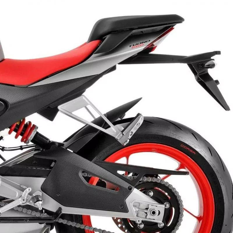 Pyramid Hinterradabdeckung Verlängerung Schwarz Matt Aprilia RS 660 / Tuono 660 2021-