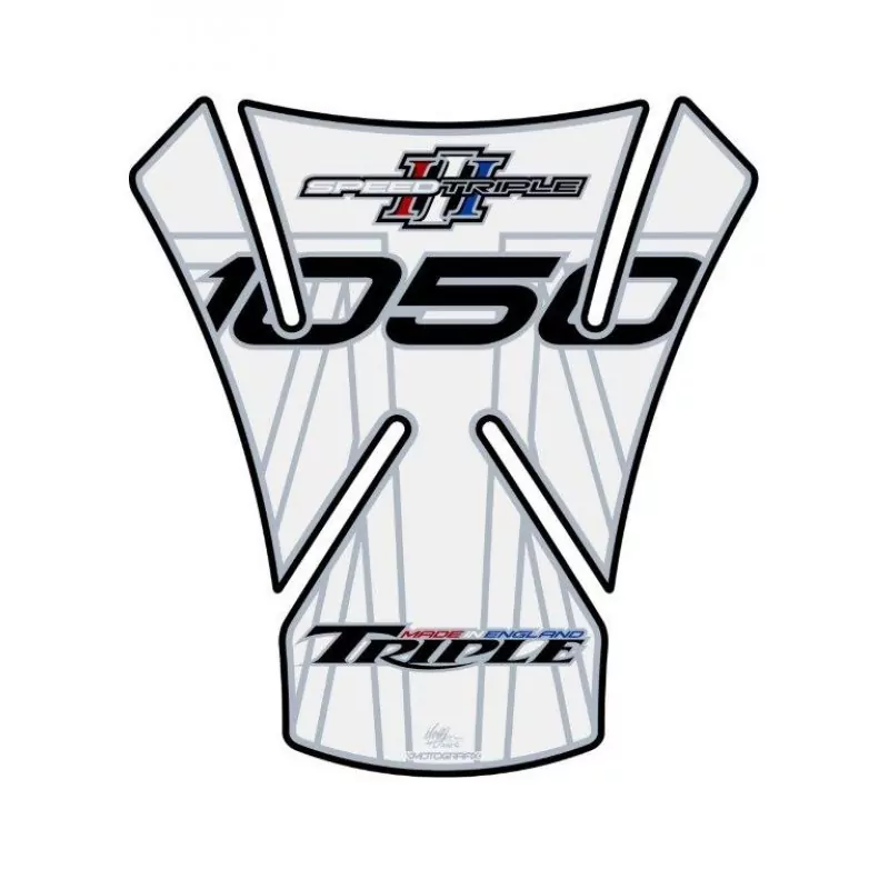 Motografix Triumph Speed Triple 1050 3D Gel Tank Pad Protector TT017W2