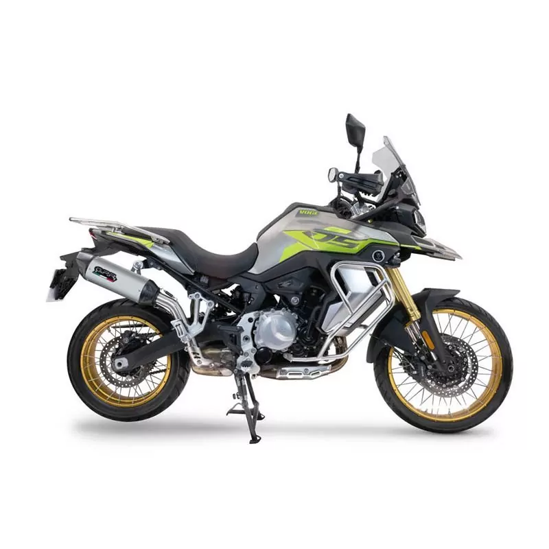 GPR Exhaust für Voge 900DSX 2024-2025, Furore-X Titanio, Homologated legal slip-on exhaust including removable db killer and lin