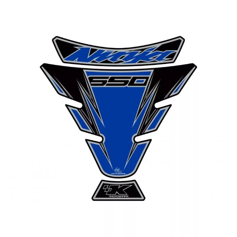 Motografix Kawasaki Ninja 650 Blau 3D Gel Tank Pad Protector TK018B