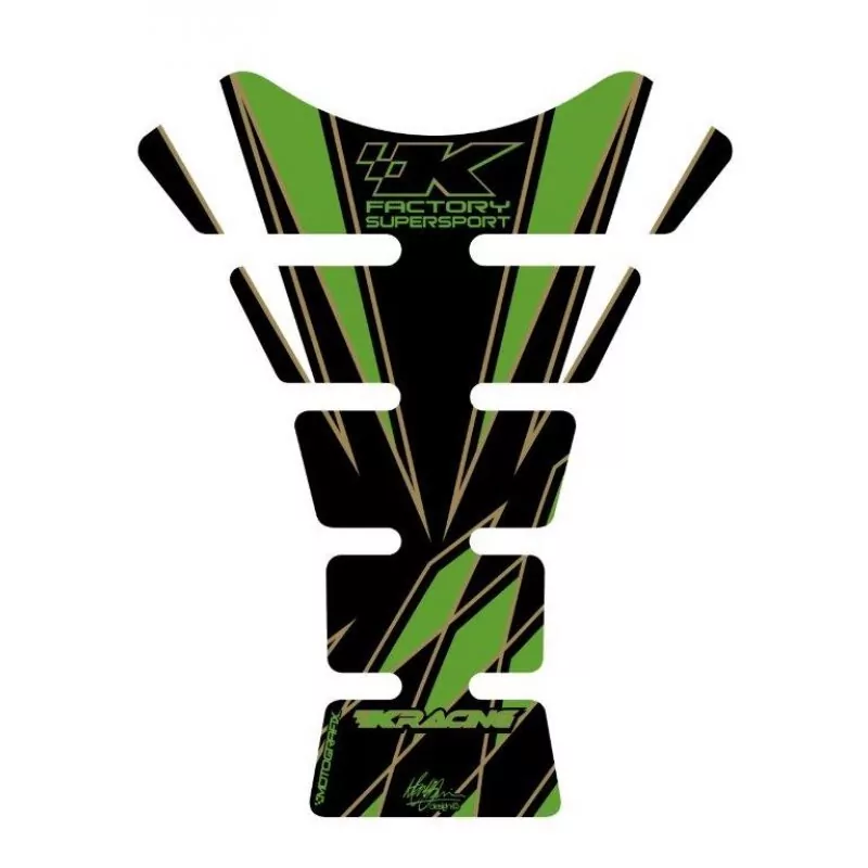 Motografix Kawasaki ZX- 6 / 7 / 10 R 3D Gel Quad Tank Pad Protector TK006KG