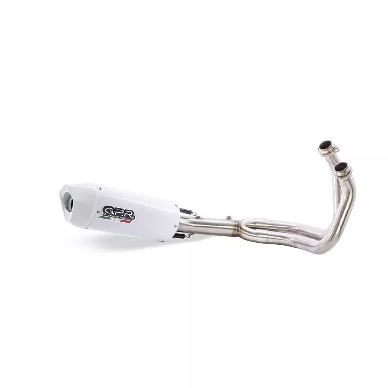 GPR Auspuff System  Yamaha Mt-07 2014/2016 E3 Homologated Komplettanlage Auspuff mit Katalysator Albus Ceramic Mt-07 2014/2016 E3