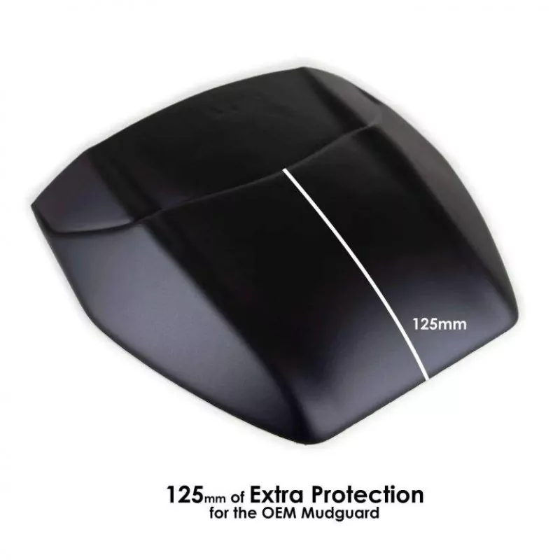 Pyramid Hinterradabdeckung Verlängerung Schwarz Matt Yamaha YZF-R1 2015-