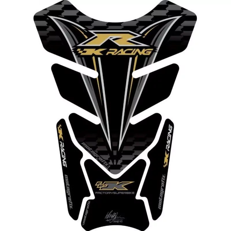 Motografix Kawasaki ZX- 6 / 7 / 10 R 3D Gel Quad Tank Pad Protector TK012AK