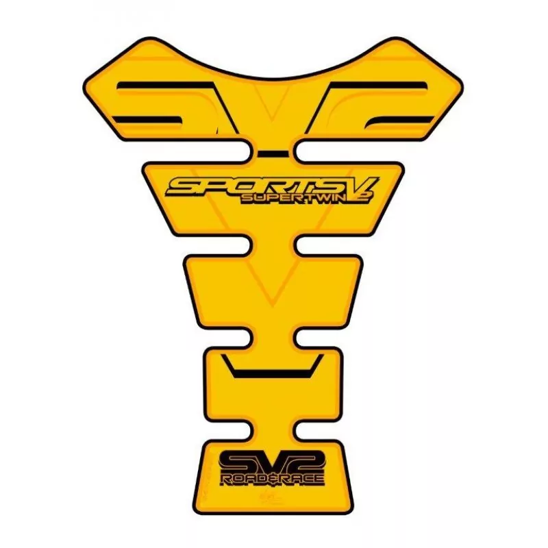 Motografix Suzuki SV 650 1000 V2 Yellow 3D Gel Tank Pad Protector TS015Y