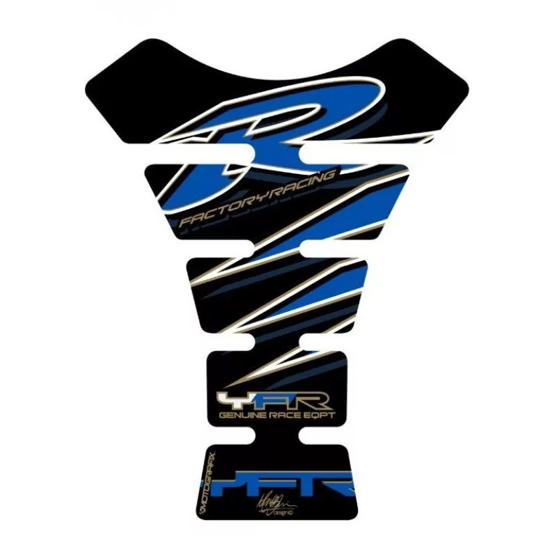 Motografix Yamaha YZF R6 / R1 / R25 / R3 3D Gel Tank Pad Protector TY007KB