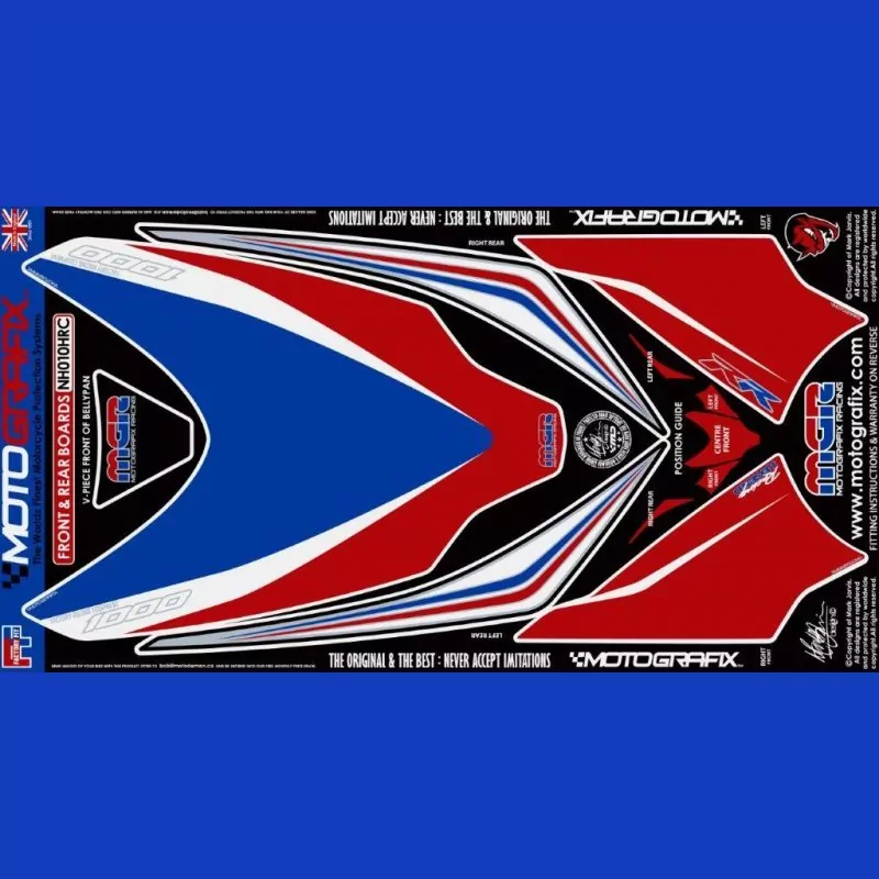 Motografix Steinschlagschutz Set Honda CBR 1000 RR 2008-2011 NH010HRC