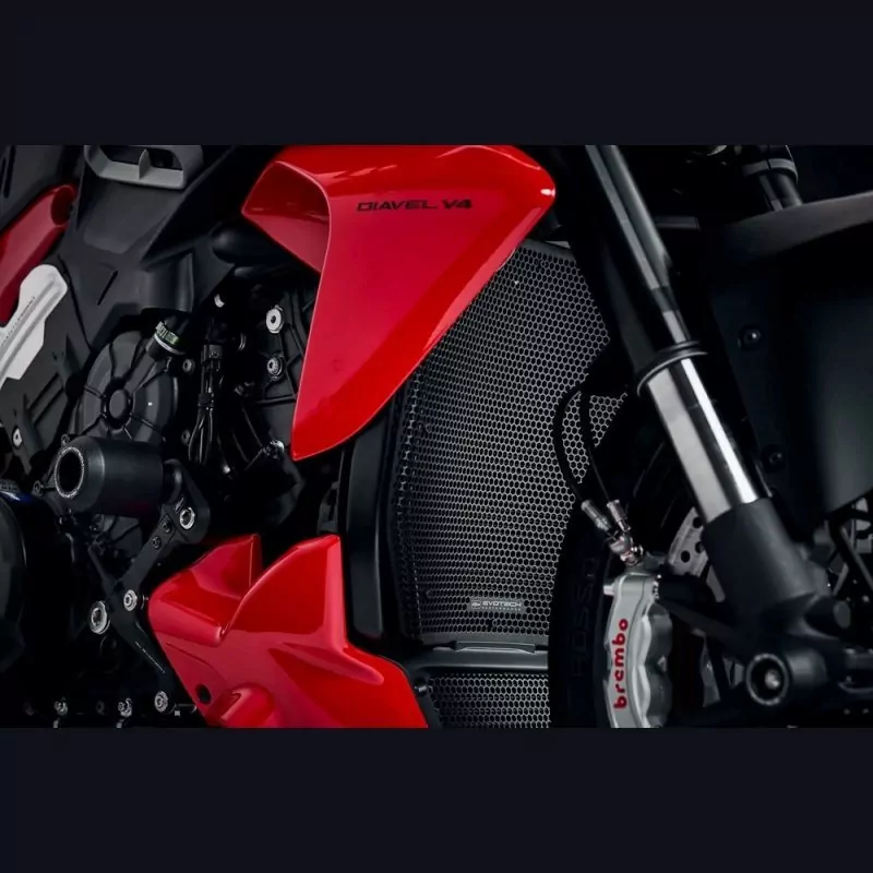 Evotech Kühlerschutz Gitter Set Ducati Diavel V4 2023-