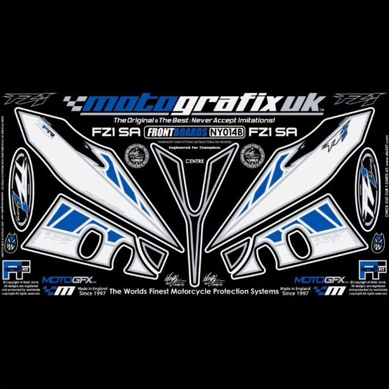 Motografix Steinschlagschutz Set Yamaha FZ 8 2010- NY016B