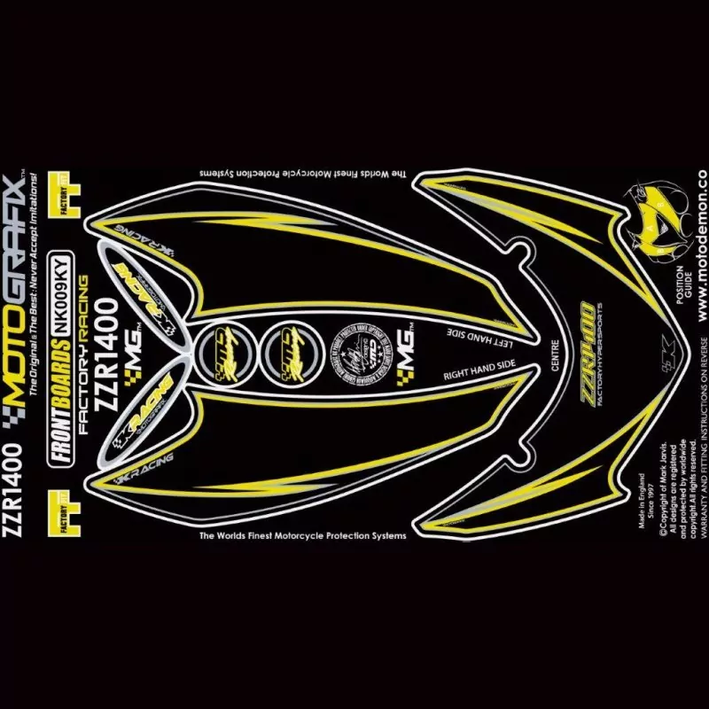 Motografix Steinschlagschutz vorn Kawasaki ZZR 1400 NK009KY