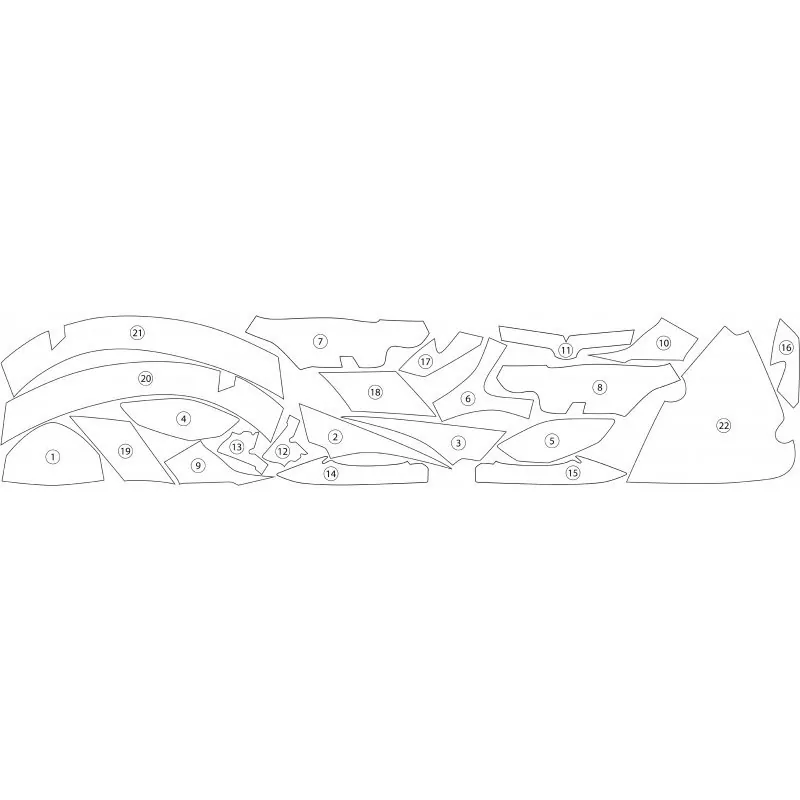 R&G Steinschlagschutz Second Skin für Yamaha FJR 1300A 2014-