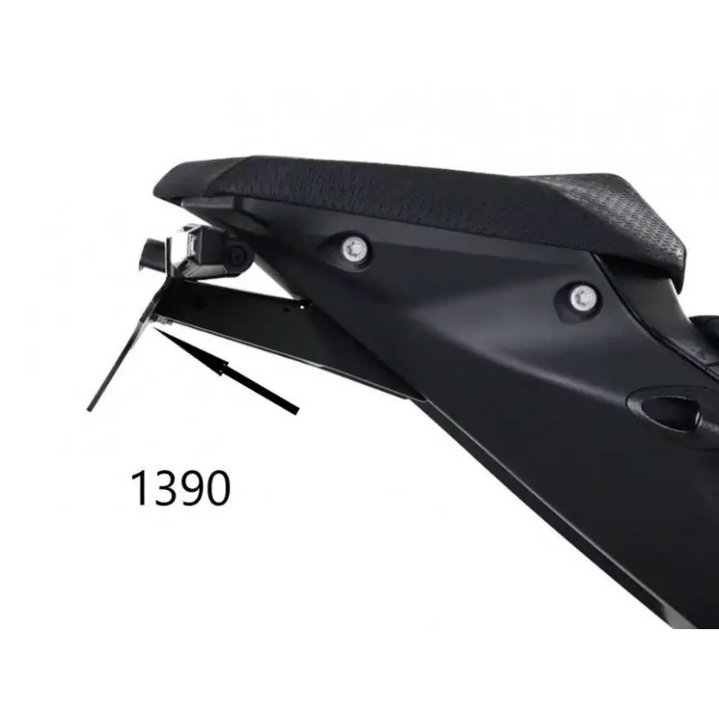 R&G Premium Kennzeichenhalter KTM Super Duke 1390 R / EVO 2024- / KTM 990 Super Duke 2024-