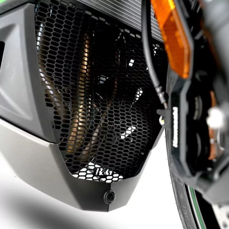 R&G Krümmergitter Schutz PRO BLACK Kawasaki Ninja 1000 SX 2024- | 1100 SX 2025-