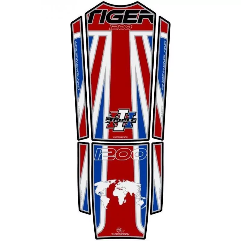 Motografix Triumph Tiger Explorer 1200 3D Gel Tank Pad TT028UJ